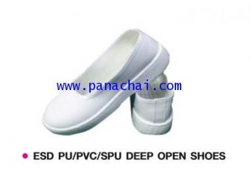 ESD PU/PVC/SPU DEEP OPEN SHOES